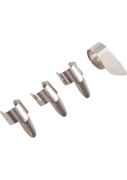 3 Metal Parmak Seçme + 1 Başparmak Set Set Gitar Için Fingerpicks Gitar Dobro Banjo, Vb. (Yurt Dışından)