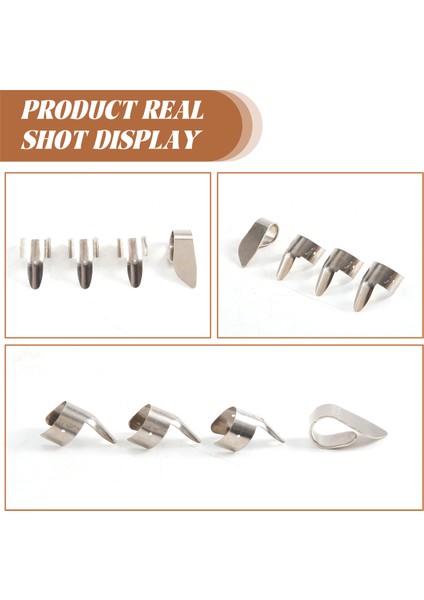 3 Metal Parmak Seçme + 1 Başparmak Set Set Gitar Için Fingerpicks Gitar Dobro Banjo, Vb. (Yurt Dışından) indirimleri