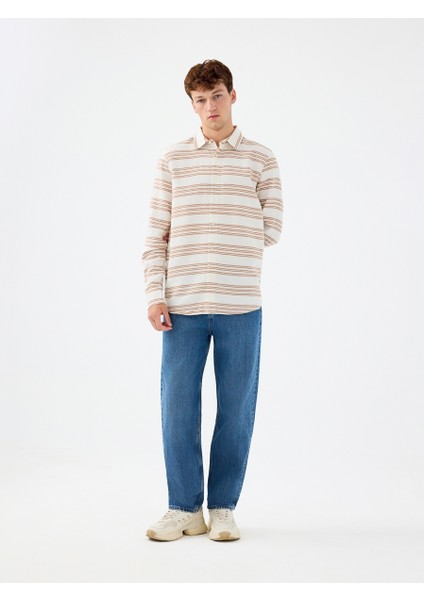 Relax Fit Erkek Gömlek U.kol