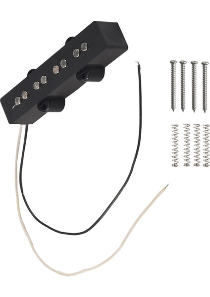 Pro Electric Bass Açık Tipi 4 String Caz Bas Jb Style Için Noiseless Bridge Pickup, Siyah 92X18.3MM (Yurt Dışından) modelleri