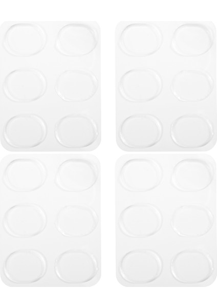 24 Adet Davul Sönümleyicileri, Davul Damper Jel Pedleri Davul Susturucuları Toksik Olmayan Yumuşak Silikon Davul Sessizliği Davul Tonu Kontrolü (Clear) (Yurt Dışından)