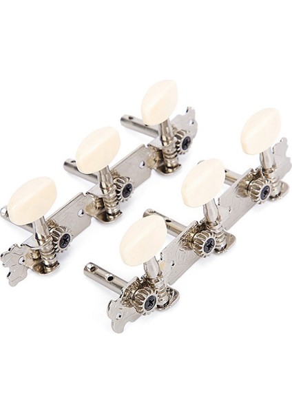2pcs Gitar Ayar Pegs Düğmeleri 3l 3r Gitar Ayarlama Keys Tuner Makine Başlıkları Yedek Parça (Yurt Dışından)