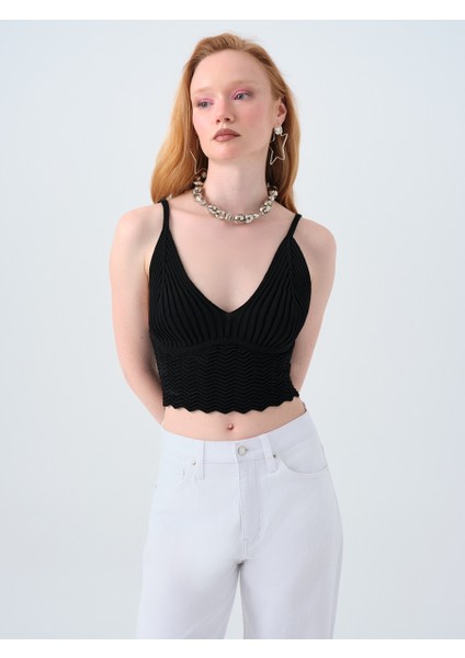 Slim Fit Kadın Bluz K.kol