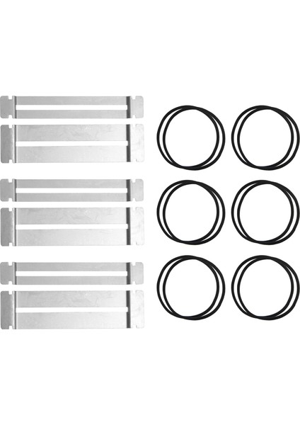 Gitar Klavye Muhafızları Paslanmaz Çelik Bas Kara Kara Muhafızları Luthier Tool Superboard Koruyucusu Pansuman Fret&#39;ler (Yurt Dışından)
