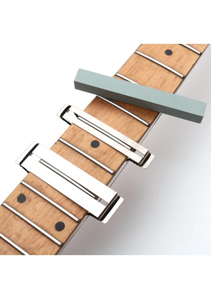 Gitar Klavye Muhafızları Paslanmaz Çelik Bas Kara Kara Muhafızları Luthier Tool Superboard Koruyucusu Pansuman Fret&#39;ler (Yurt Dışından) fırsatları