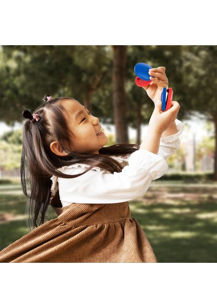 8pcs Çocuklar Için Ahşap Parmak Kastanetleri Kolay Tutmak Için Basit Tutmak Çocuklar Için Müzik Aletleri Partisi Müzik Oyuncakları (Yurt Dışından) fırsatları