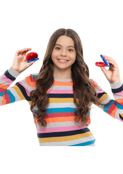 8pcs Çocuklar Için Ahşap Parmak Kastanetleri Kolay Tutmak Için Basit Tutmak Çocuklar Için Müzik Aletleri Partisi Müzik Oyuncakları (Yurt Dışından) indirimleri