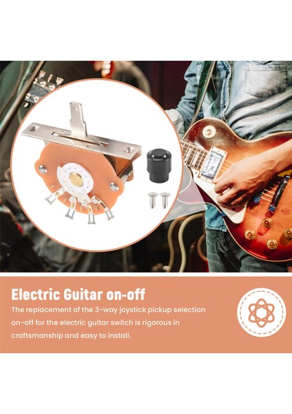 Elektro Gitar Anahtarı Değiştirme Için 3 Yolu Kol Alma Seçici Anahtarlar (Yurt Dışından) fırsatları