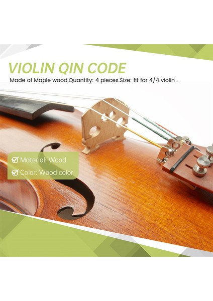 Keman Parçaları Keman-Bridge-5pc-4/4 Akçaağaç Köprüsü Keman Partileri, 4 Parça (Yurt Dışından) fırsatları