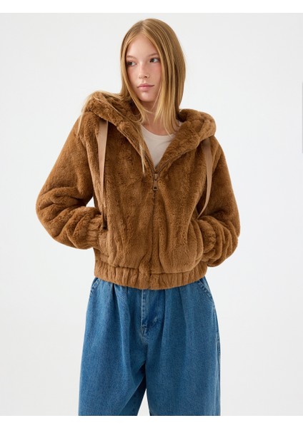 Loose Long Crop Kadın Mont