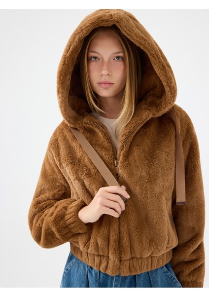 Loose Long Crop Kadın Mont