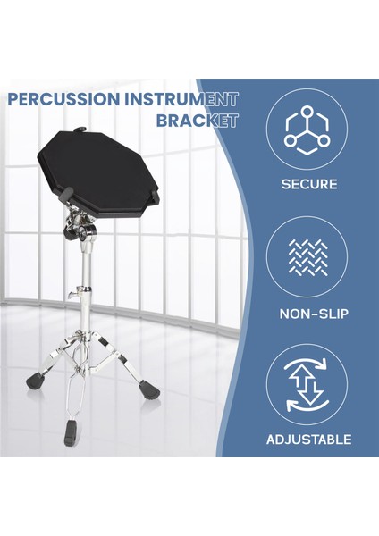 Trampet Standı, Konser Trampet Standları Ayarlanabilir Trampet Stand 8 Inç-14 Inç Davul, Çelik Dil Davul Için (Yurt Dışından) indirimleri