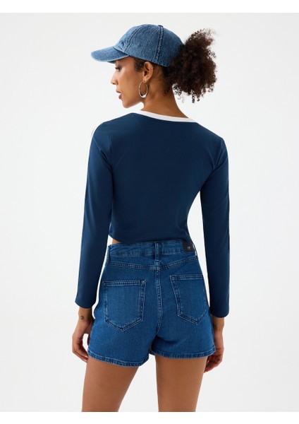Super Slim Fit Kadın Bluz U.kol
