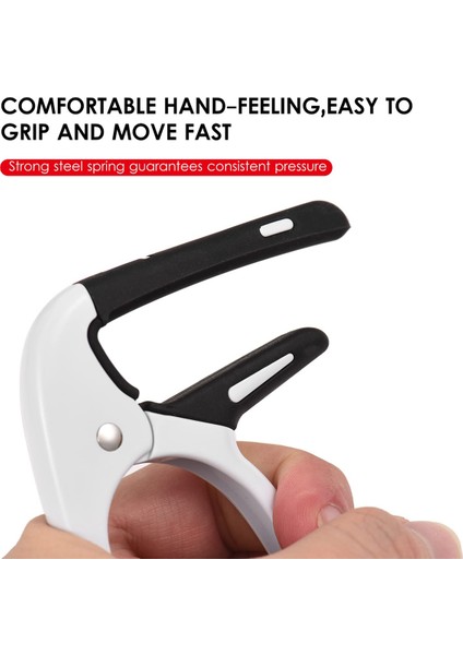 Akustik Gitar Capo Profesyonel Gitar Tonu Değiştirici Akustik Gitar Için Gitar Seçimi Ukulele Mandolin A (Yurt Dışından) fiyatları