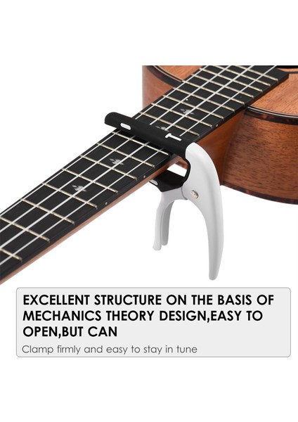 Akustik Gitar Capo Profesyonel Gitar Tonu Değiştirici Akustik Gitar Için Gitar Seçimi Ukulele Mandolin A (Yurt Dışından) fırsatları