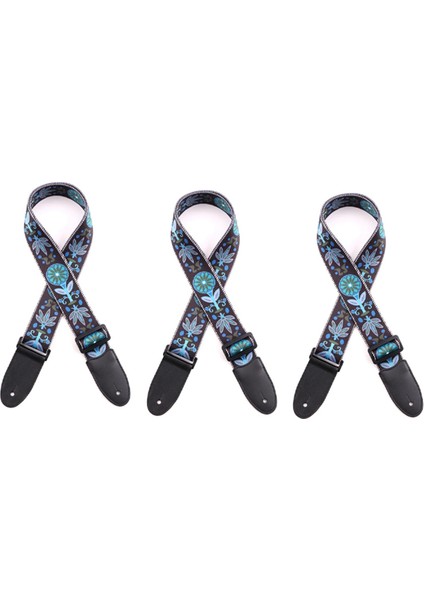 Gitar Kayışı, Bas, Akustik ve Elektro Gitar Için Uygun Jakard Işlemeli Pamuk Kayışı, C (Yurt Dışından)