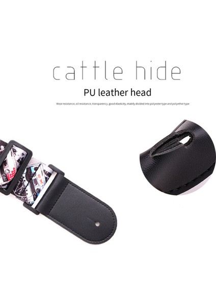 Gitar Kayışı, Bas, Akustik ve Elektro Gitar Için Uygun Jakard Işlemeli Pamuk Kayışı, C (Yurt Dışından) fırsatları