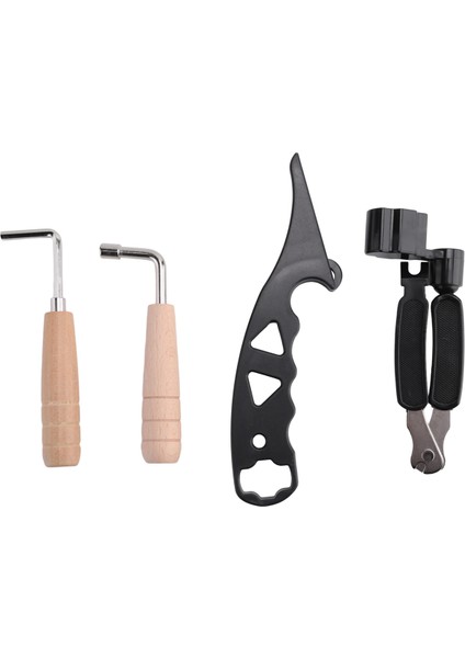 Gitar String Ssanser, Altıgen Metal Anahtarı Çok Fonksiyonlu Gitar Strenti Sinder Gitar Ayarlama Aracı Seti (Yurt Dışından)