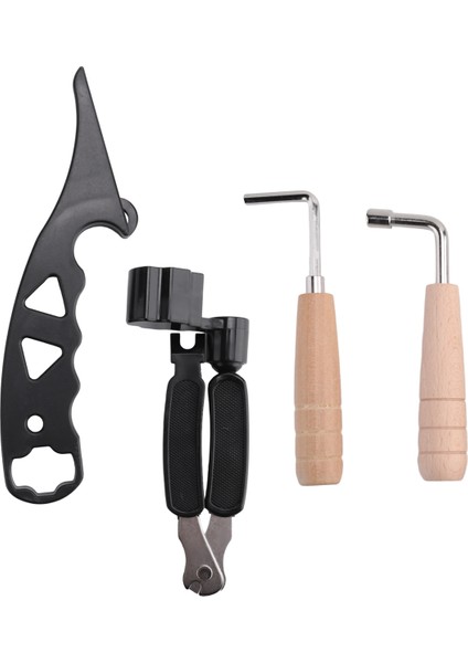 Gitar String Ssanser, Altıgen Metal Anahtarı Çok Fonksiyonlu Gitar Strenti Sinder Gitar Ayarlama Aracı Seti (Yurt Dışından) fiyatları