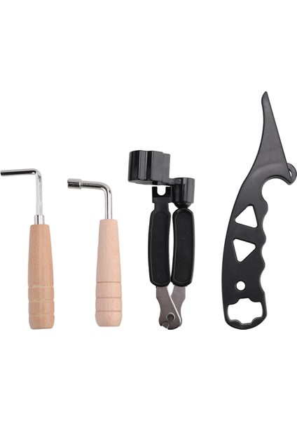 Gitar String Ssanser, Altıgen Metal Anahtarı Çok Fonksiyonlu Gitar Strenti Sinder Gitar Ayarlama Aracı Seti (Yurt Dışından) modelleri