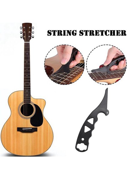 Gitar String Ssanser, Altıgen Metal Anahtarı Çok Fonksiyonlu Gitar Strenti Sinder Gitar Ayarlama Aracı Seti (Yurt Dışından) fırsatları