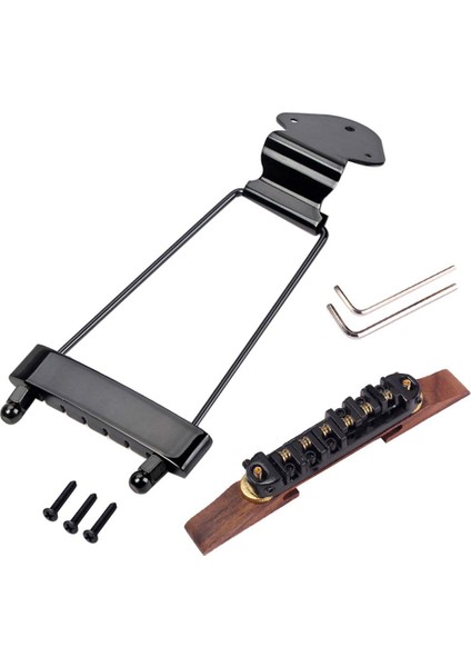 Zarif 6 String Archtop Caz Guitar Trapez Tailpiece Sele Köprüsü Seti (Yurt Dışından) indirimleri