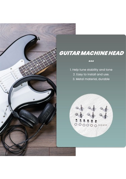 Stratocaster / Tele / Akustik Gitar Için Fleur Ayar Mandalları / Dizeleri 6l Gümüş (Yurt Dışından) fiyatları