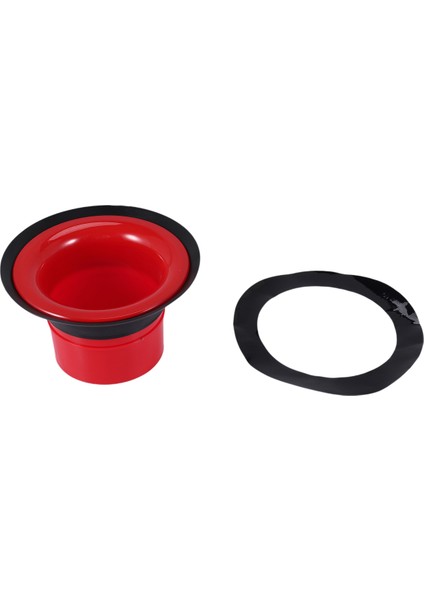 Siyah Port Hole Protector, Mikro Delek Kafası, Kırmızı ile Bas Davul Geliştirici Abs Kauçuk Bas Drum Kick Artırıcı (Yurt Dışından) fiyatları