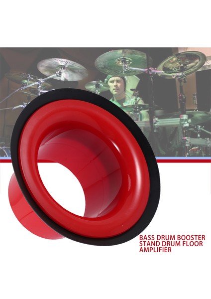 Siyah Port Hole Protector, Mikro Delek Kafası, Kırmızı ile Bas Davul Geliştirici Abs Kauçuk Bas Drum Kick Artırıcı (Yurt Dışından) indirimleri