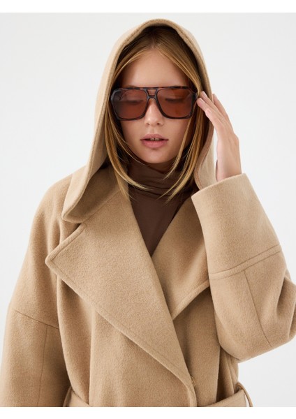 Oversize Kadın Kaban