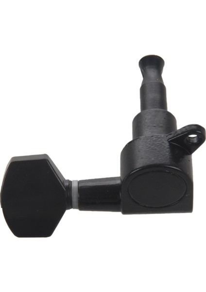 Akustik Elektro Gitar Gitar Parçaları Için Gitar Mühürlü Küçük Peg Tuning Pegs Tuner Makine Başlıkları (Siyah 3R3L) (Yurt Dışından) fırsatları