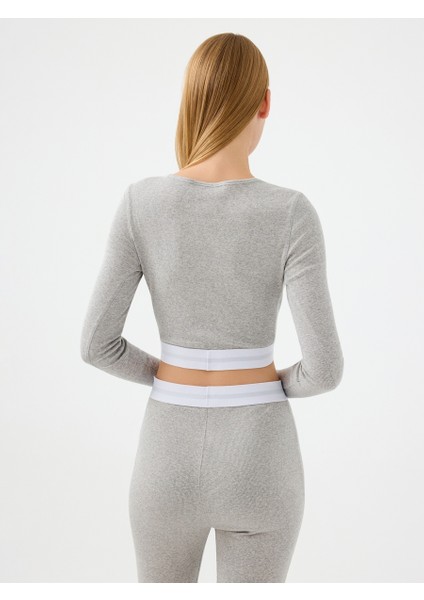 Slim Fit Kadın Bluz U.kol