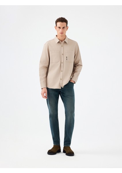 Relax Fit Erkek Gömlek U.kol