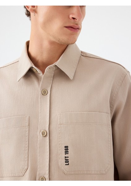 Relax Fit Erkek Gömlek U.kol