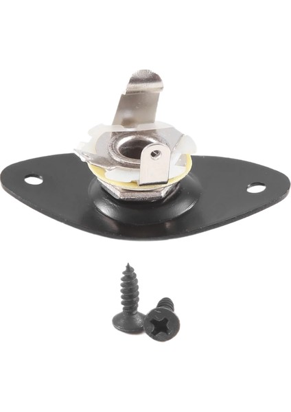 Oval Girintili Gitar Jakı Plakası30 Bk Oval Girintili Gitar Jakı Plakası ve Soket Siyah Yüksek Kalite, 1 Paket (Yurt Dışından) modelleri