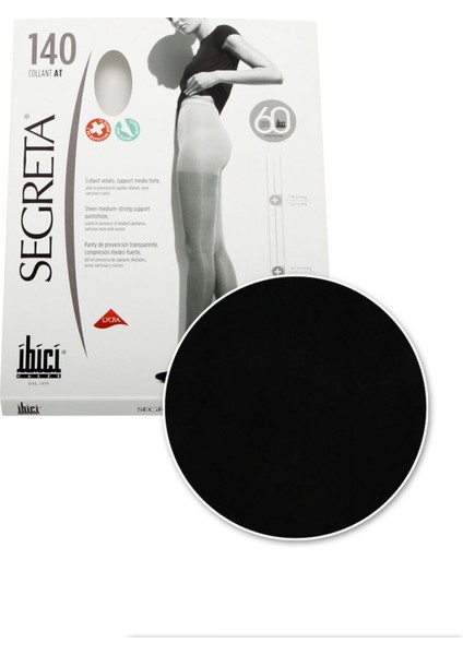 140 Külotlu Çorabı - Siyah - 1