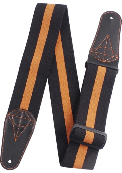 Gitar Kayışı Elektro Gitar Bas Kayışları Yumuşak Ayarlanabilir Akustik Gitar Kayışı Siyah+Kahverengi (Yurt Dışından) fırsatları