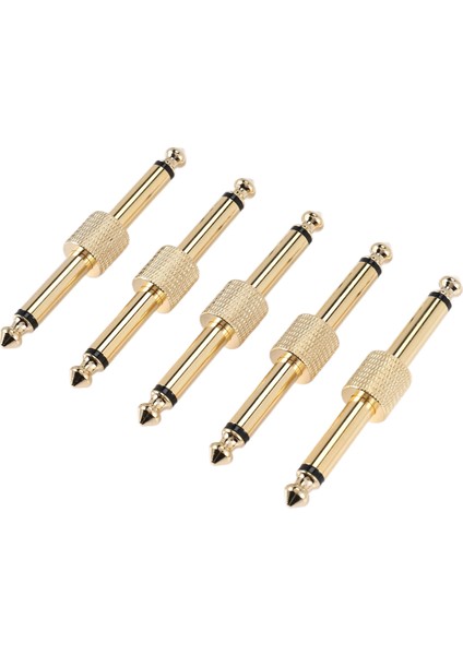 5pcs 1/4 Inç 6.35 mm Gitar Efektleri Pedal Konnektörü Kepçesi Arayüzü Kablo Adaptörü Elektrik Pedal Kartı Aksesuarları (Yurt Dışından) modelleri