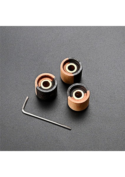 3pcs Ahşap Ton Hacim Kontrolü Düğmesi Tonu Kontrol Düğmesi Elektro Gitar Parçaları Için Set (Yurt Dışından) indirimleri