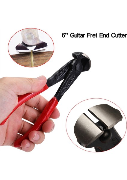 6 Inç Gitar Kısalık Kesme Pensesi Çizgili Enstrüman Kesici Luthier&#39;in Alet Fret Uç Kesici (Yurt Dışından) fiyatları