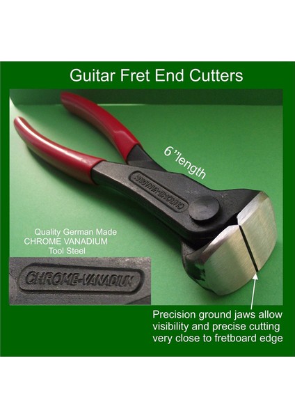 6 Inç Gitar Kısalık Kesme Pensesi Çizgili Enstrüman Kesici Luthier&#39;in Alet Fret Uç Kesici (Yurt Dışından) modelleri