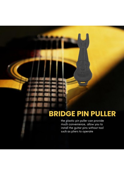 36 Adet Akustik Gitar Köprüsü Pimleri Beyaz ve Siyah Dergiler Gitarda 1 Parça Köprü Pimi Çekme Çıkarma (Yurt Dışından) fırsatları