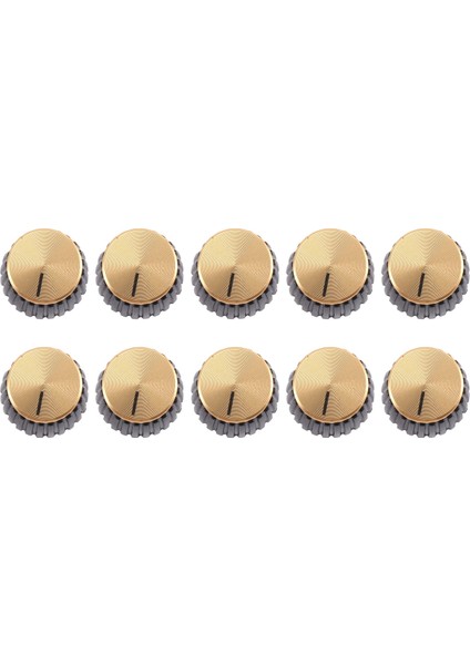 10 Adet Gitar Amplifikatör Düğmeleri Push-On Siyah+Marshall Amplifikatörü Için Altın Kapak (Yurt Dışından) indirimleri