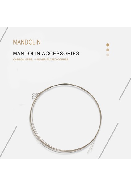 Irın 8 Pcs/paket Mandolin Dizeleri Dize Seti G D A E Mandolin Aksesuarları M100 (Yurt Dışından) fiyatları