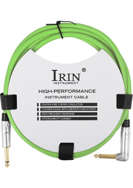 Irin 3metreler Sesli Bağlantı Kablosu 3metreler Gürültü Azaltma Aleti Kablo Şemya Gitar Bas Ses Hattı Aksesuarları (Yurt Dışından)