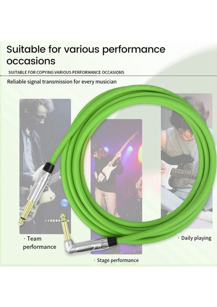 Irin 3metreler Sesli Bağlantı Kablosu 3metreler Gürültü Azaltma Aleti Kablo Şemya Gitar Bas Ses Hattı Aksesuarları (Yurt Dışından) fırsatları