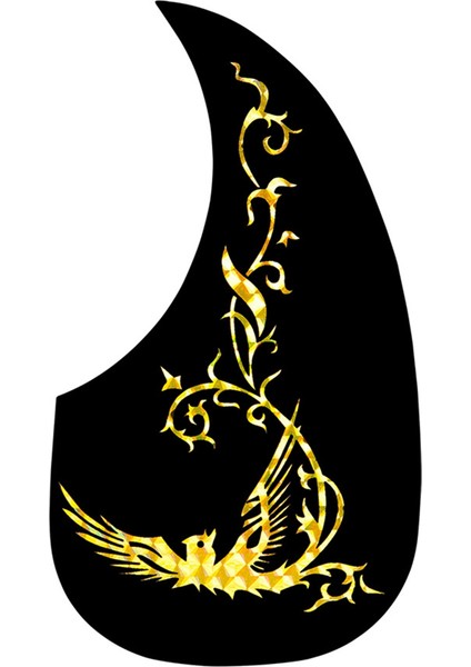 Su Damla Tipi Lazer Gitar Pickguard Anti-Çizgi Tahtası Pvc Klasik Gitar Pickguard Anti-Çizelge Tahtası A (Yurt Dışından)