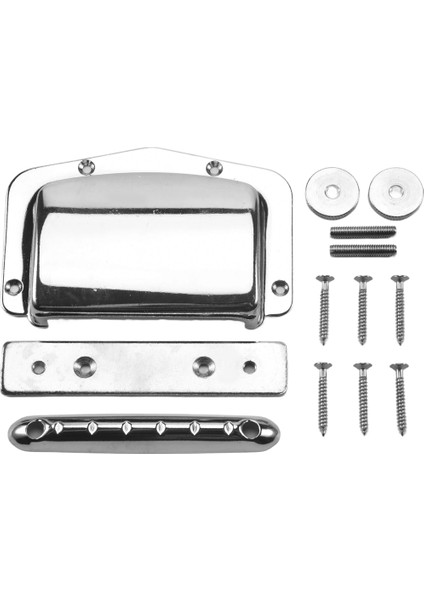 1 Teisco Harmony Kay Gitar Için Sabit Ayarlanabilir Köprü Kuyruk Parçasını Ayarlayın (Yurt Dışından)