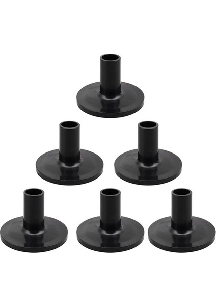 6 Pcs Plastik Zil Kılıfları Davul Kitleri Için Uzun Zil Kolları Performans Aksesuar (Yurt Dışından)