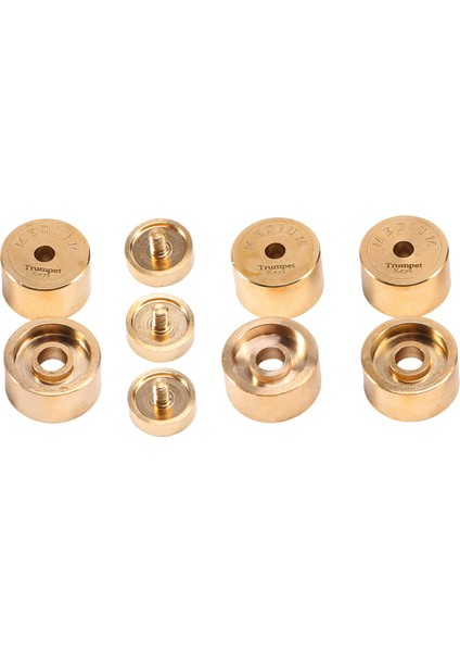9 Adet Trompet Valf Parmak Düğmeleri Valf Kapağı Vidalı Trompet Onarım Aksesuarları (Yurt Dışından)